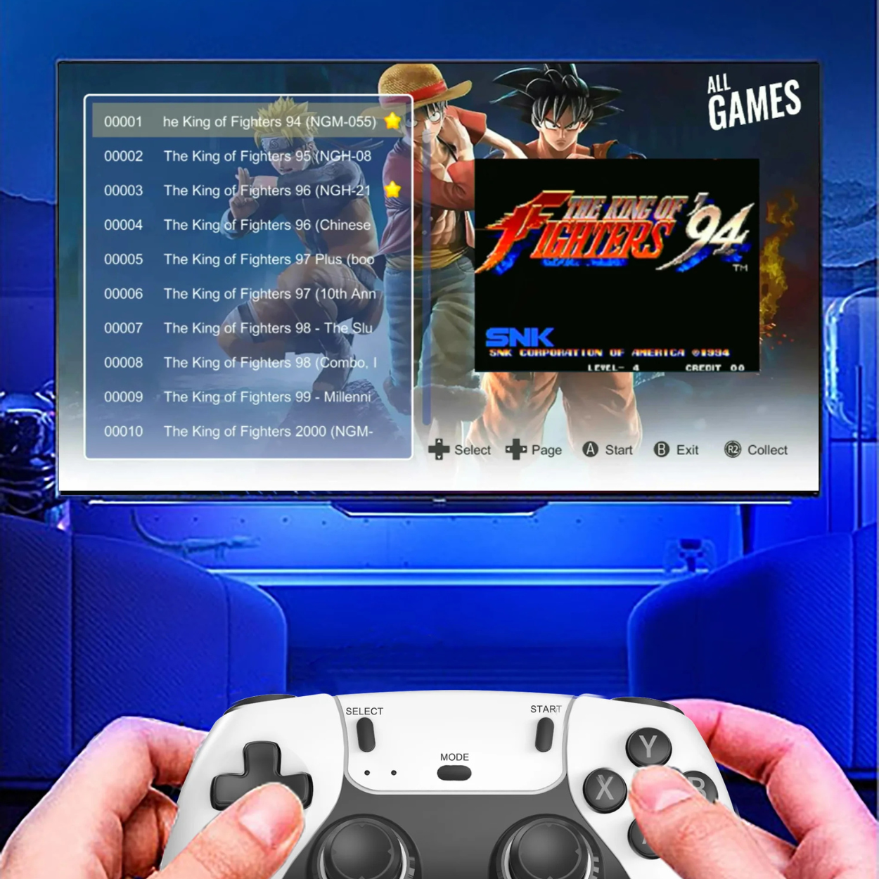Console de Jeux Rétro avec 50 000 Jeux Embarqués