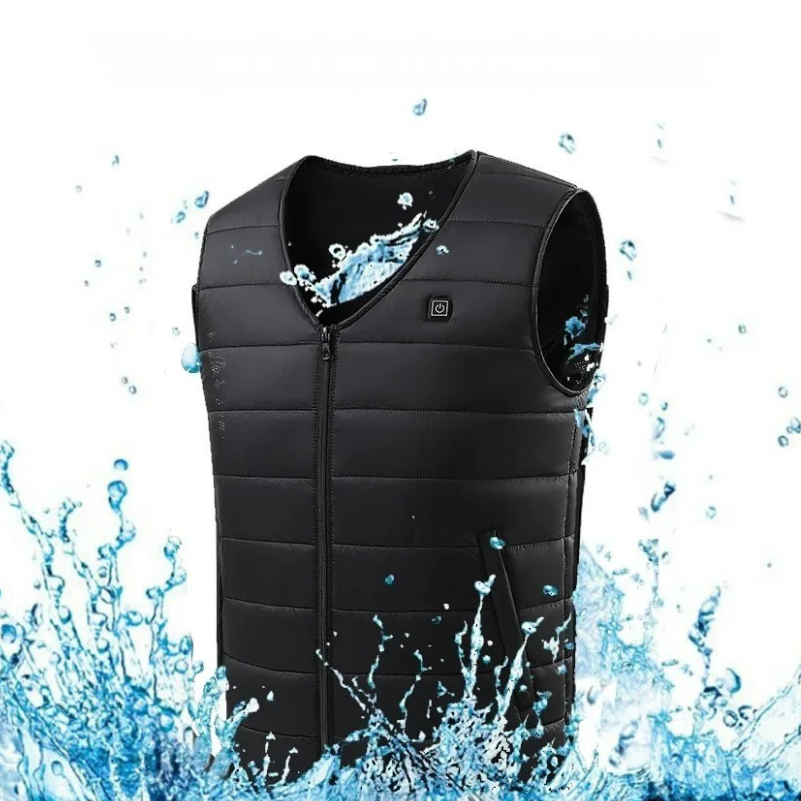 Gilet Chauffant Électrique Rechargeable 16 Zones de Chaleur