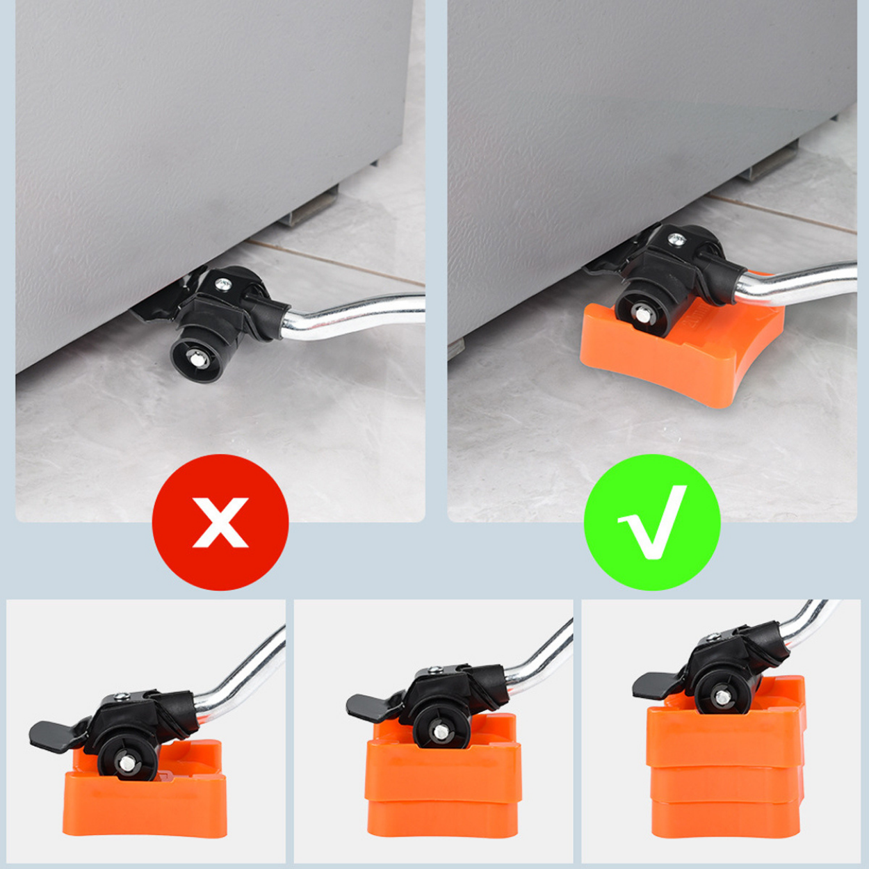 Rouleaux de Déplacement de Meubles avec Kit de Levage