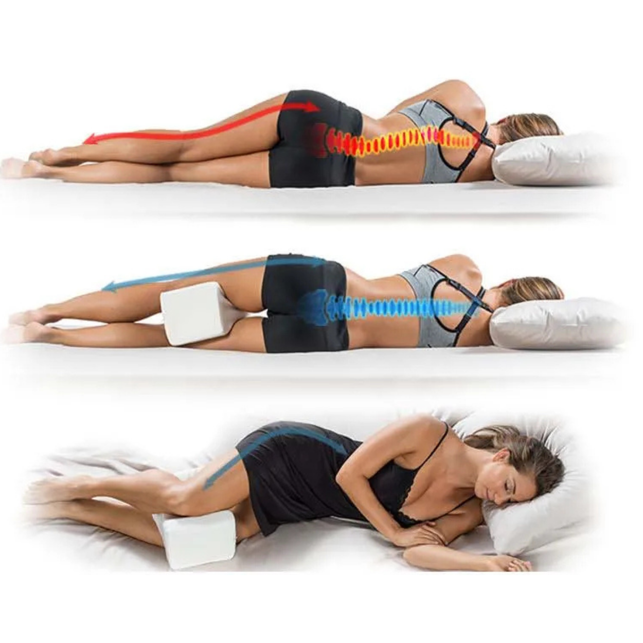 Oreiller de Soutien pour Genoux Ergonomique