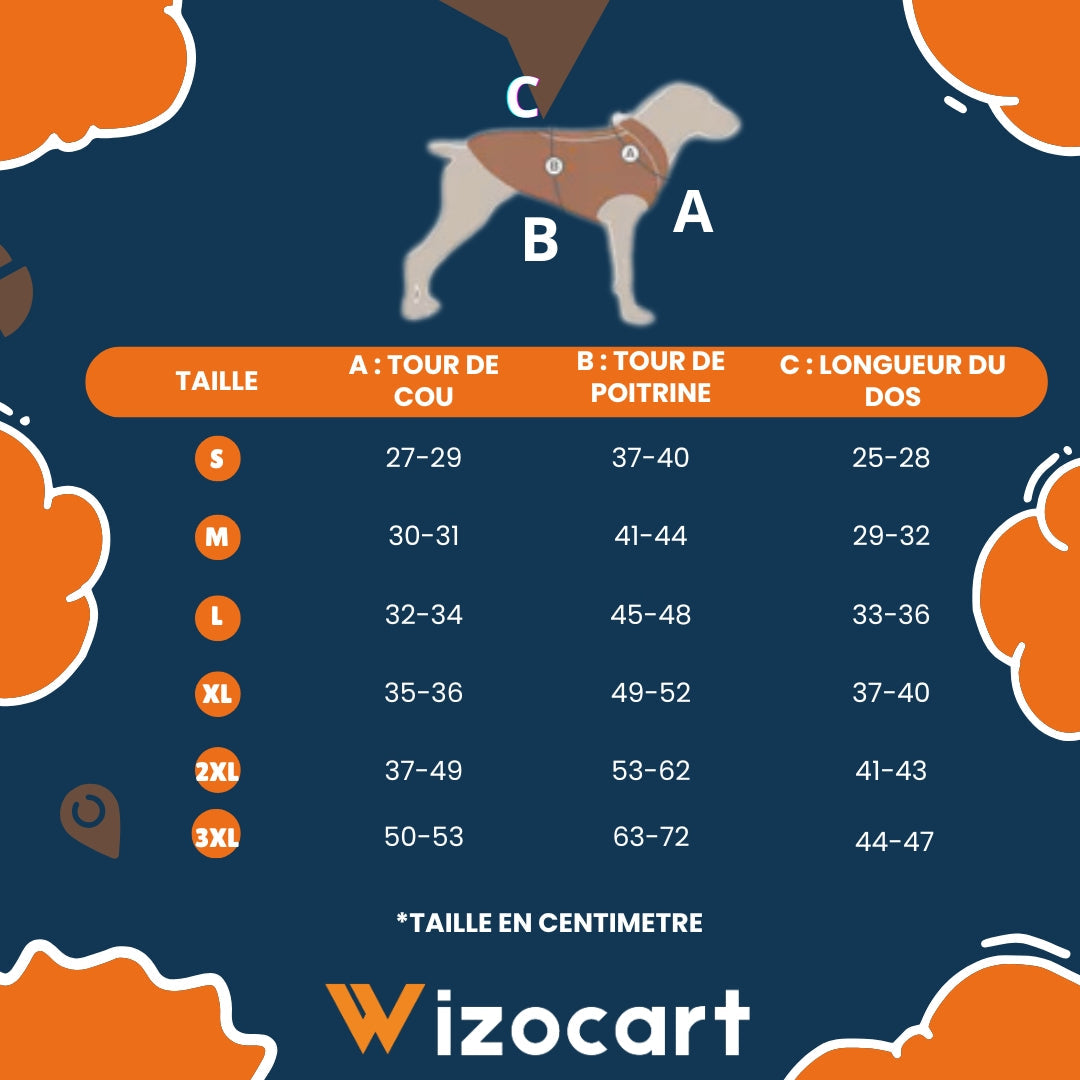 Gilet pour chien doux et imperméable