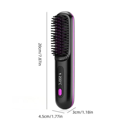 Brosse Électrique Lissante – Lissage Rapide et Brillance Anti-Frisure