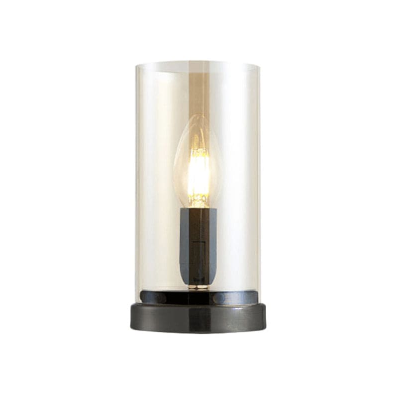 Lampe de Table Design en Verre Sombre pour Intérieur - Santeova