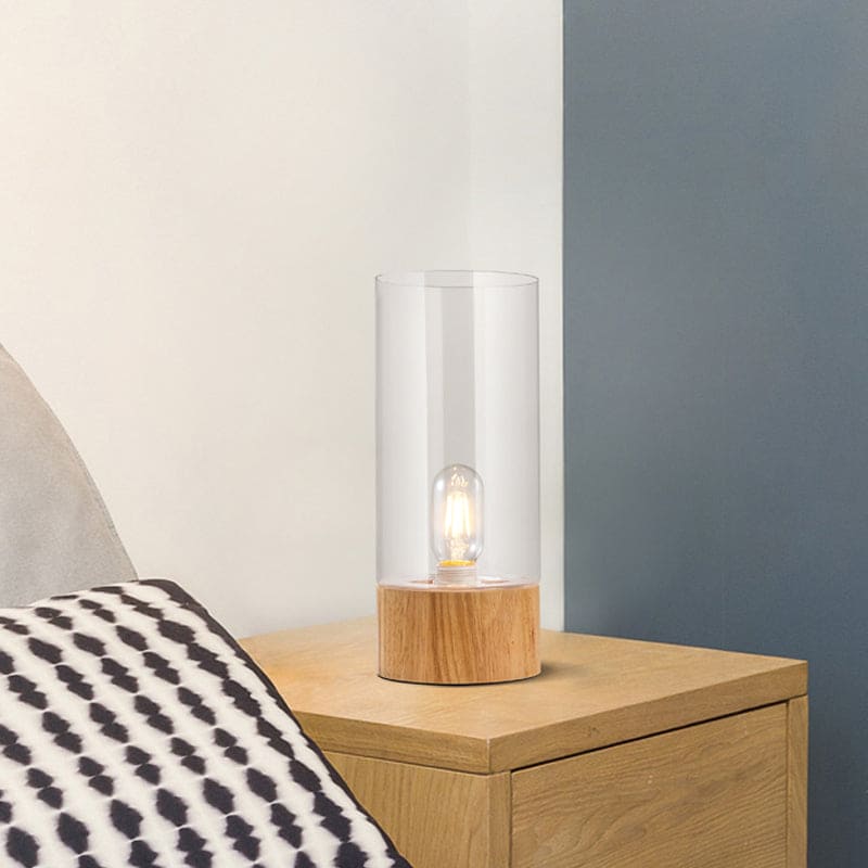 Lampe de Table Design en Bois et Métal - Santeova