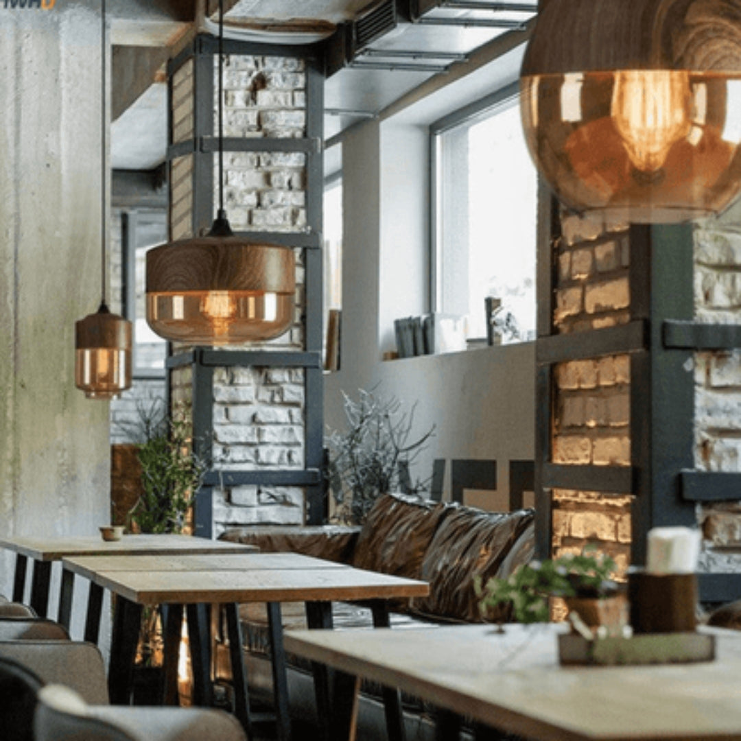 Lampe Plafond Bois Design Nordique