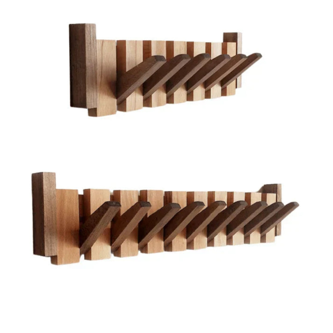 Porte-manteau Bois Accroche Murale Design