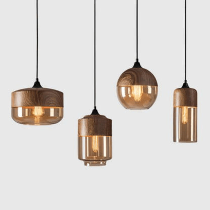Lampe Plafond Bois Design Nordique