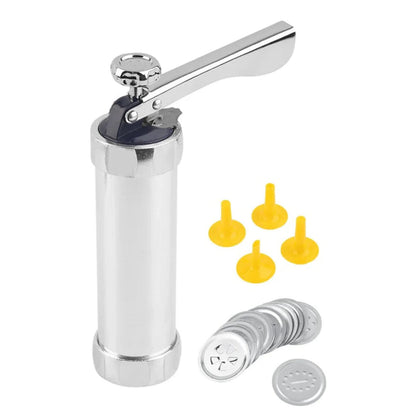 Moule à biscuits Aluminium avec 20 Formes et 4 Embouts