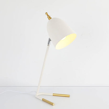 Lampe de Bureau Élégante en Métal avec Abat-jour Dôme - Santeova