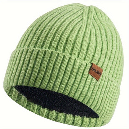 Ensemble Hiver Tricoté 3 Pièces Chaud et Confortable