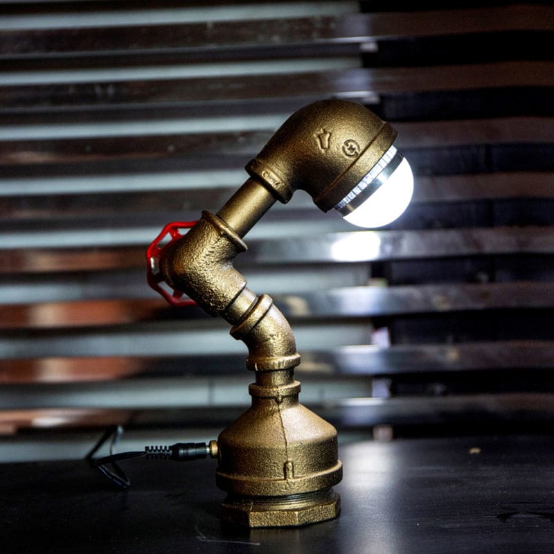 Lampe Robot Industriel en Métal avec Commutateur Mécanique - Santeova