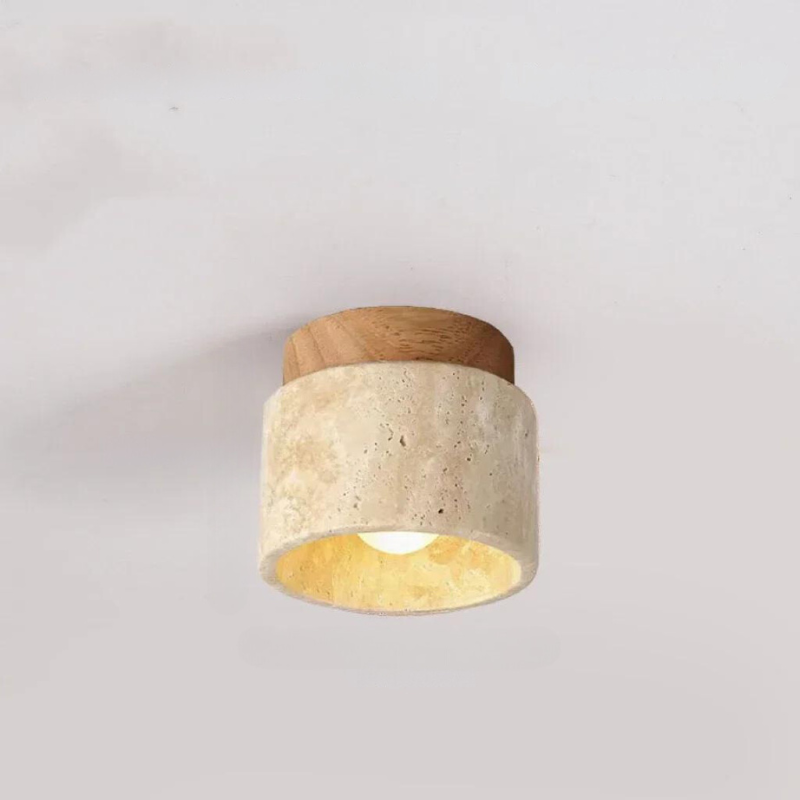 Lustre Élégant en Pierre pour Entrée et Hall