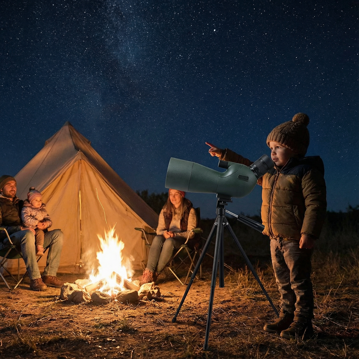 Marcherelle™ – Monoculaire Zoom 15–45× Pour Observation Claire