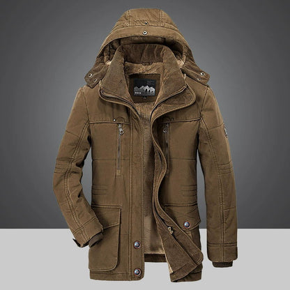 Veste parka homme chaud hivernal