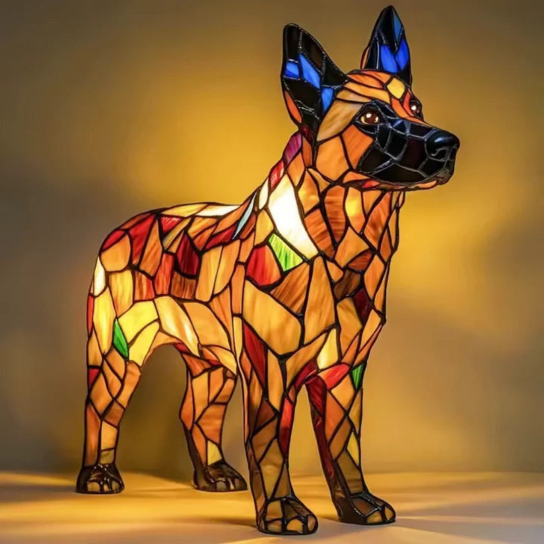 Lampe Chien Amusant LED Coloré