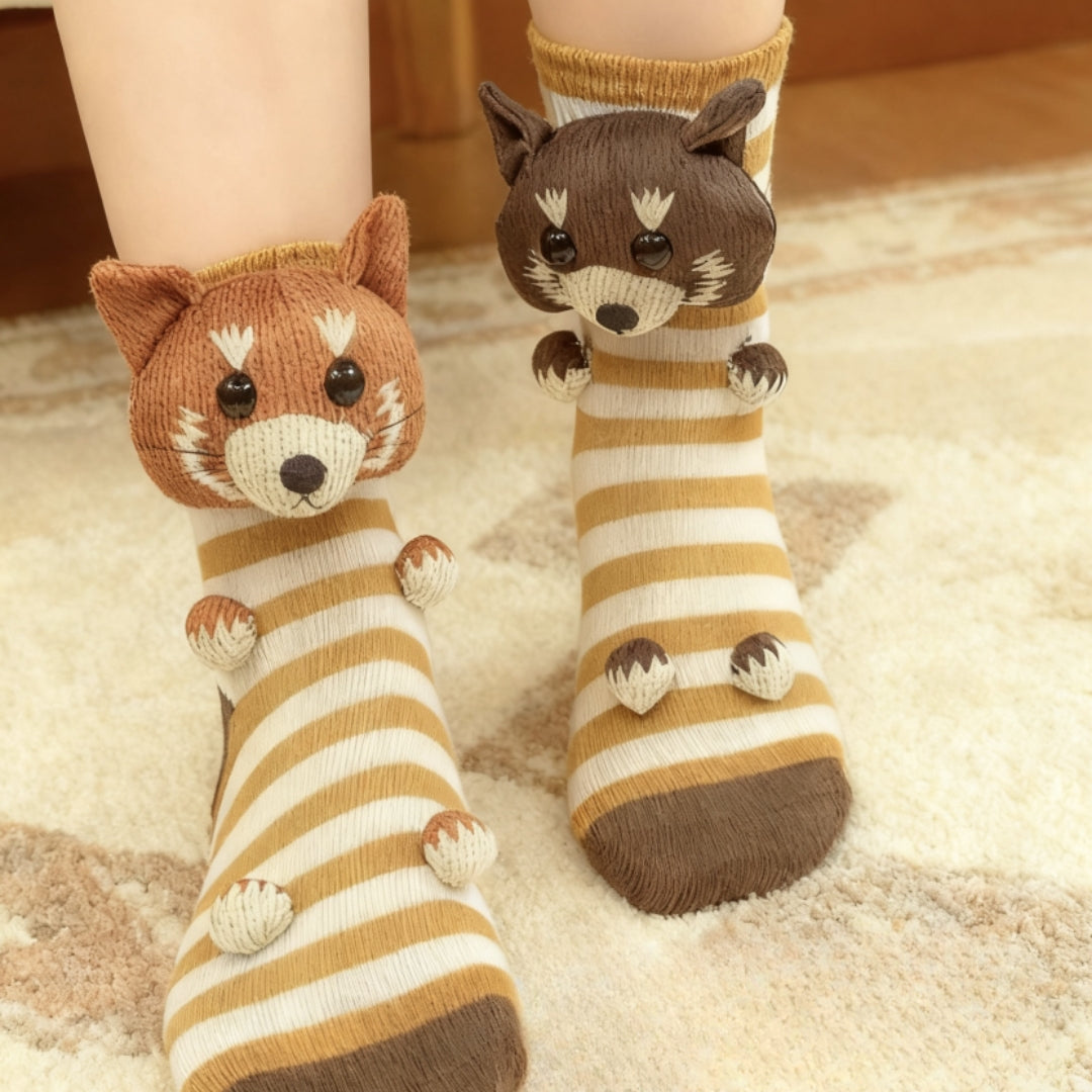 Chaussettes intérieures chaudes et douces pour homme et femme