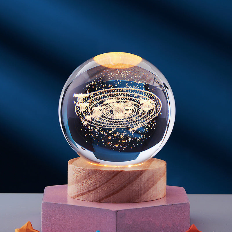 Lampe de Nuit Cristal Élégante