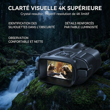 Marcherelle™ – Jumelles Vision Nocturne 4k À Image Large Et Claire