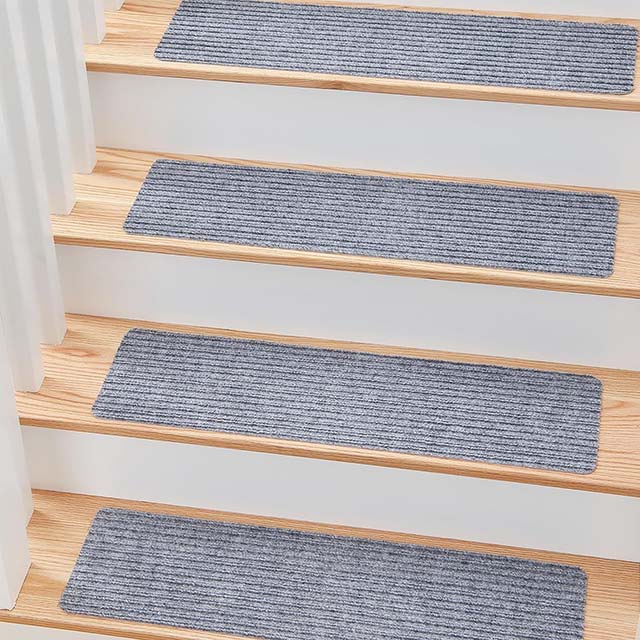 Tapis d'Escalier Anti-Glissants Auto-Agrippants - Set de 15