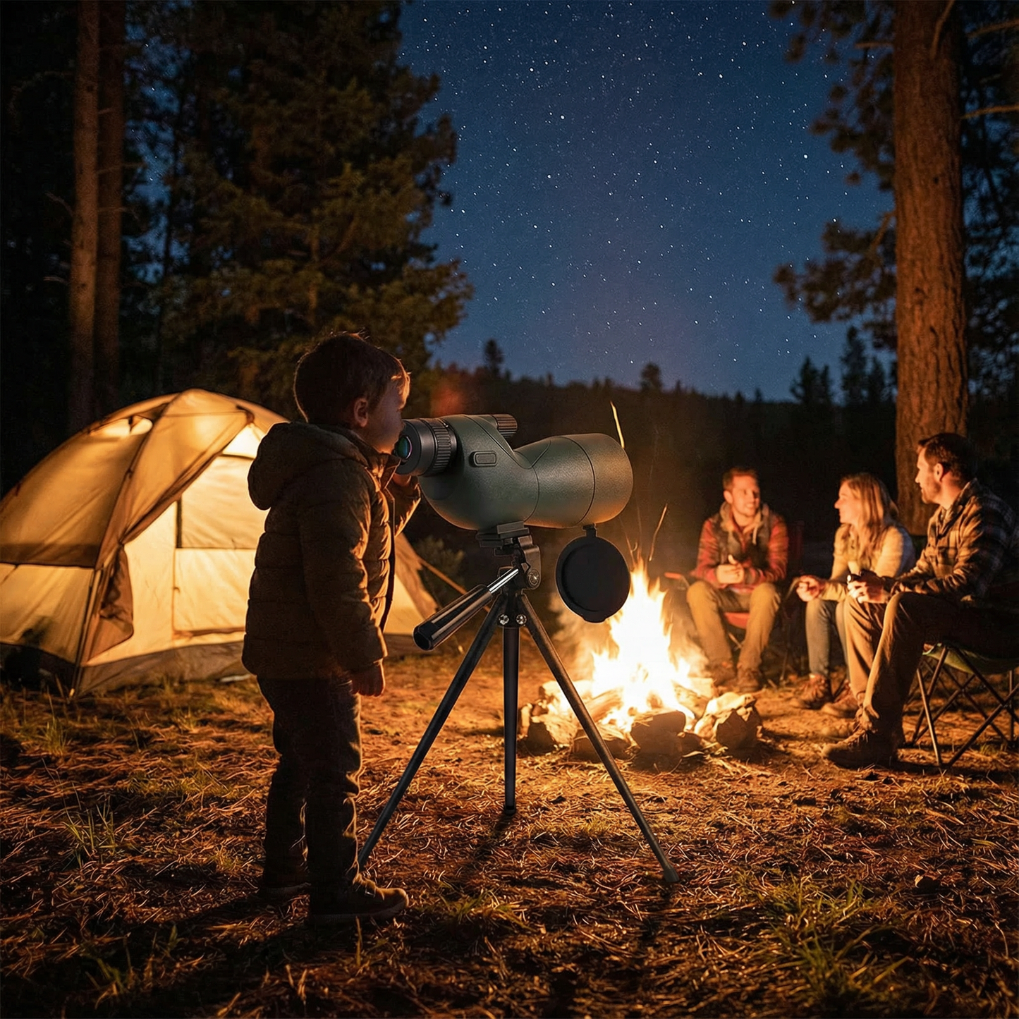 Marcherelle™ – Monoculaire Zoom 15–45× Pour Observation Claire