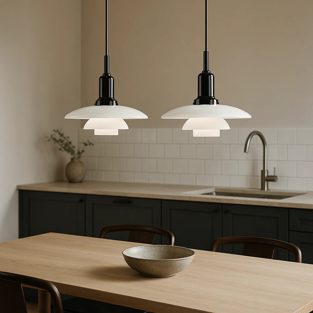Luminaire Suspendu Scandinave Élégant 3 Têtes - Foivo