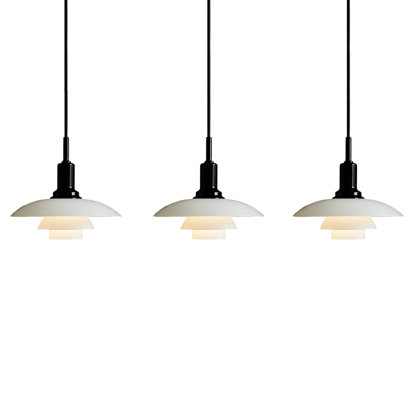 Luminaire Suspendu Scandinave Élégant 3 Têtes