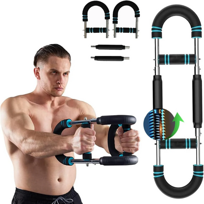 Équipement de Musculation à Ressort pour Pectoraux et Épaules Réglable