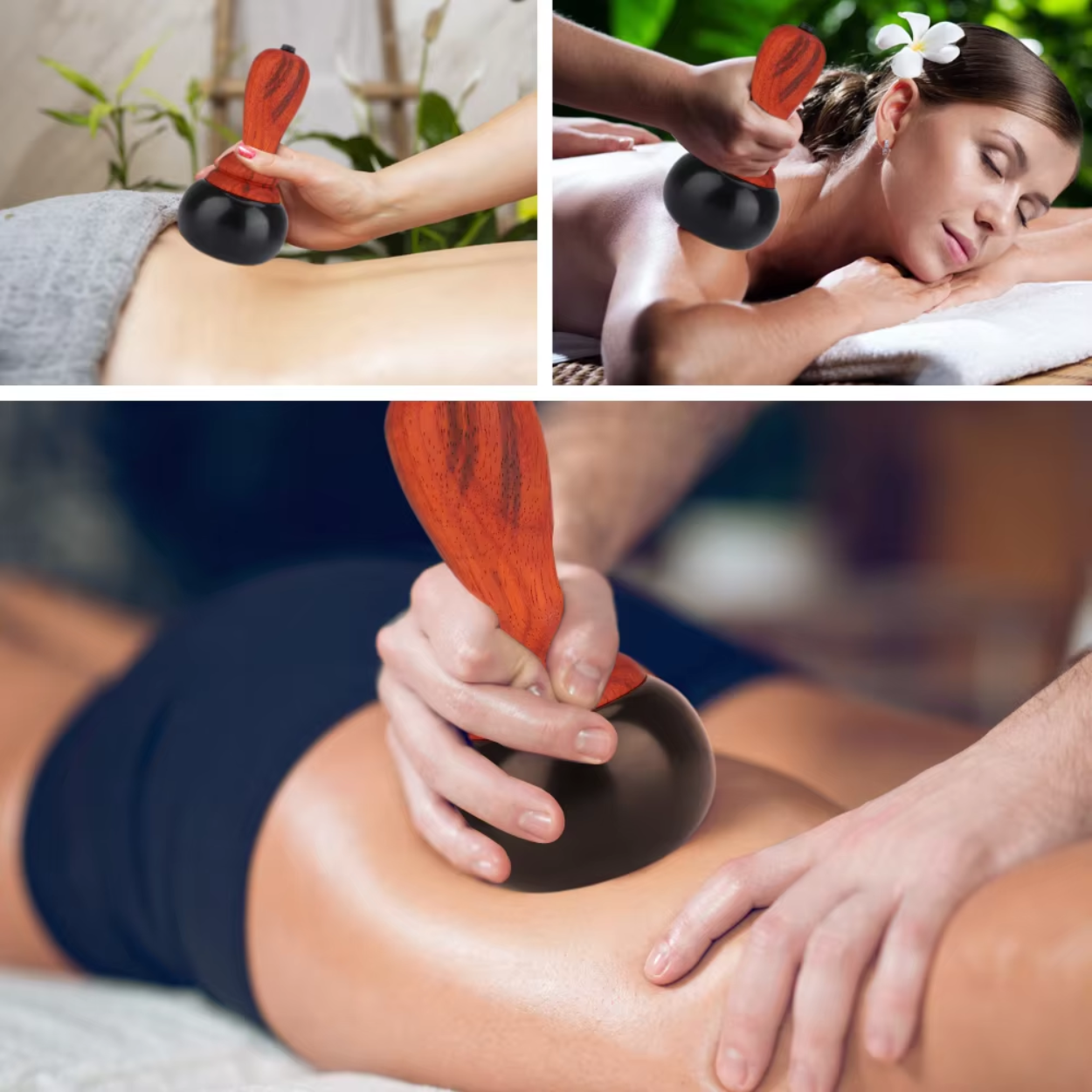 Appareil de Massage Gua Sha Électrique Chauffant pour Visage