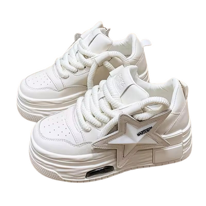 Baskets Mode Plateforme Haute pour Femme