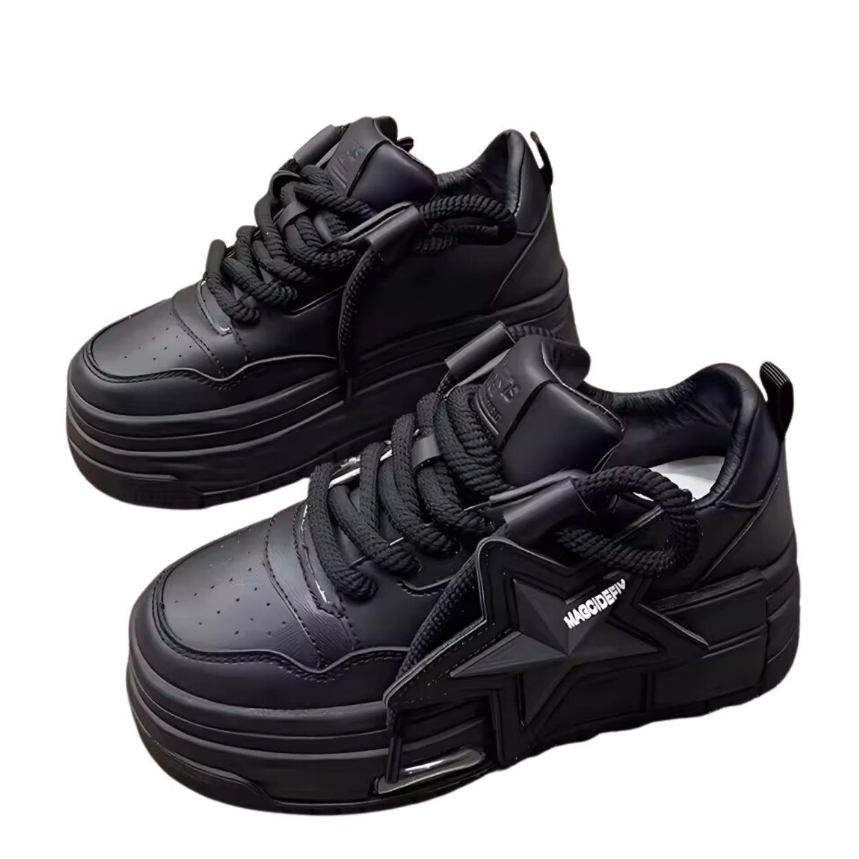 Baskets Mode Plateforme Haute pour Femme