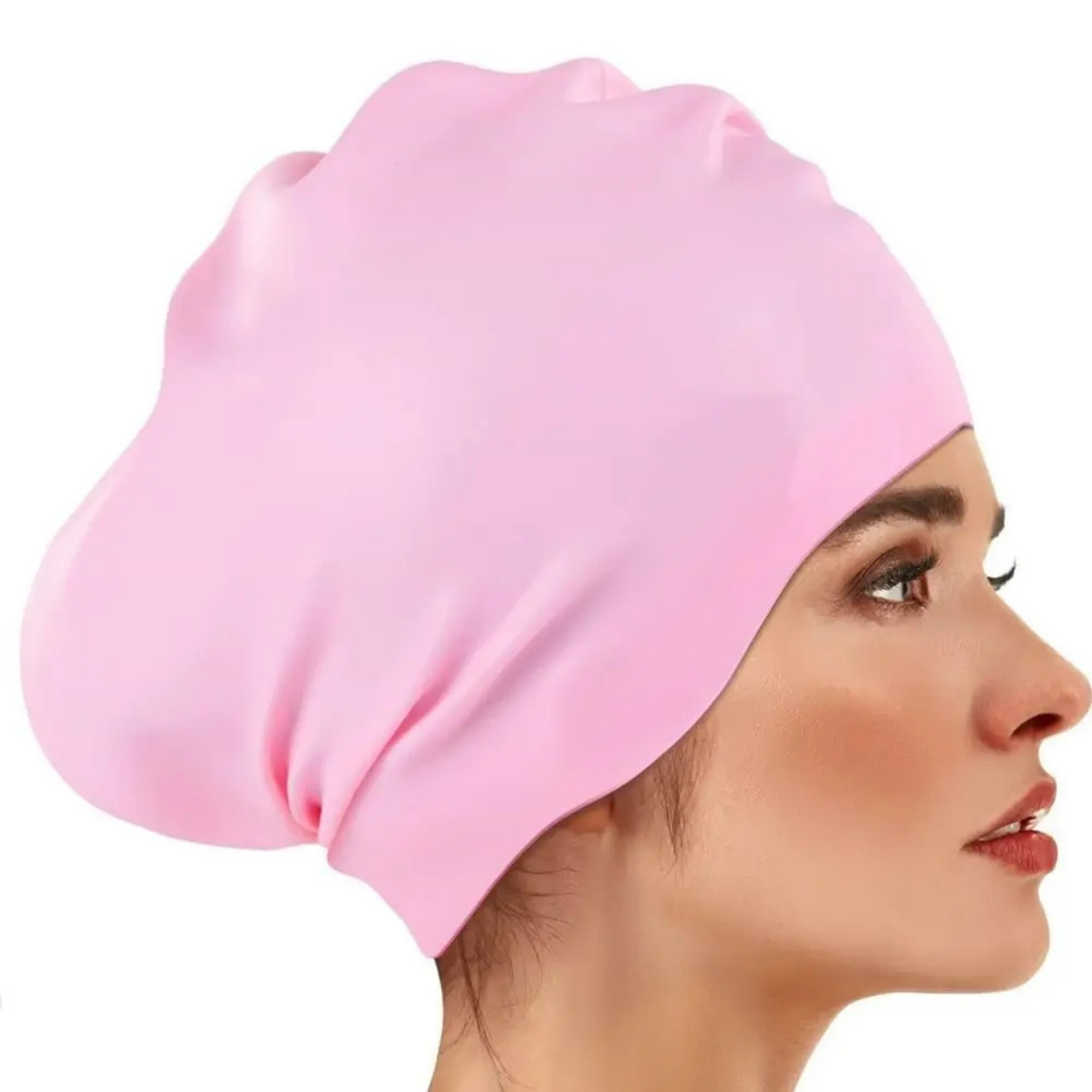 Bonnet de bain Grande Taille pour Cheveux Longs