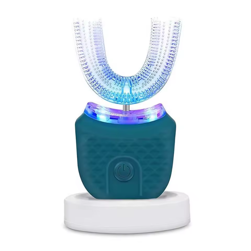 Brosse à Dents Électrique Rechargeable avec Brosses de Remplacement