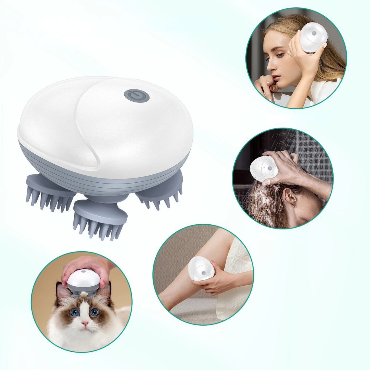 Masseur Canin et Félin Électrique Relaxant