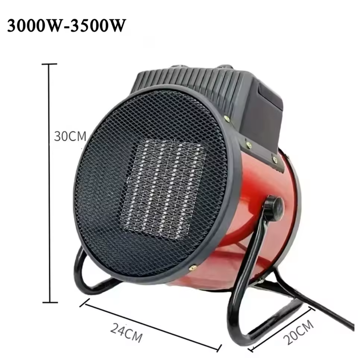 Chauffage Électrique Puissant 1500W/2000W/3000W pour Extérieur