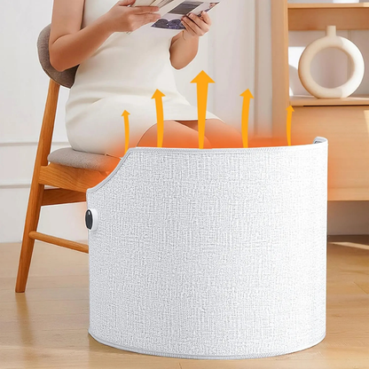 Chauffe-Jambes Électrique Réglable avec Fonction Masseur