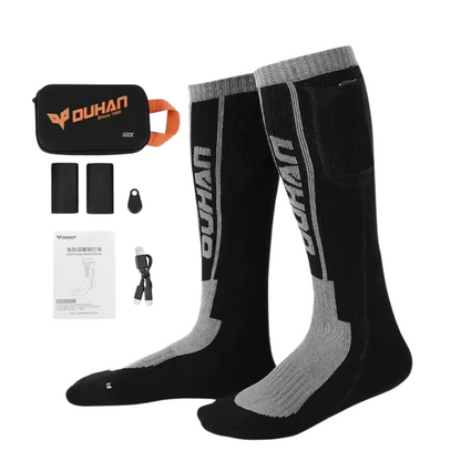 Chaussettes Chauffantes Électriques pour Moto