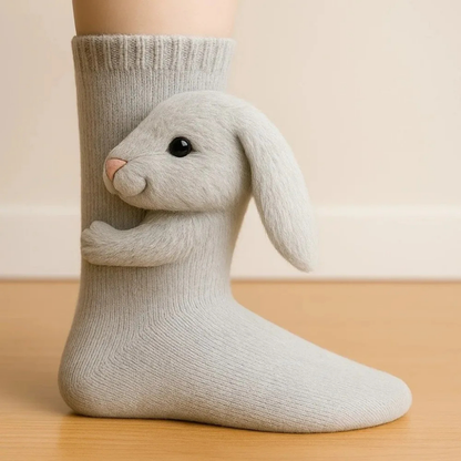 Chaussettes Fantaisie Animaux Colorés et Amusants