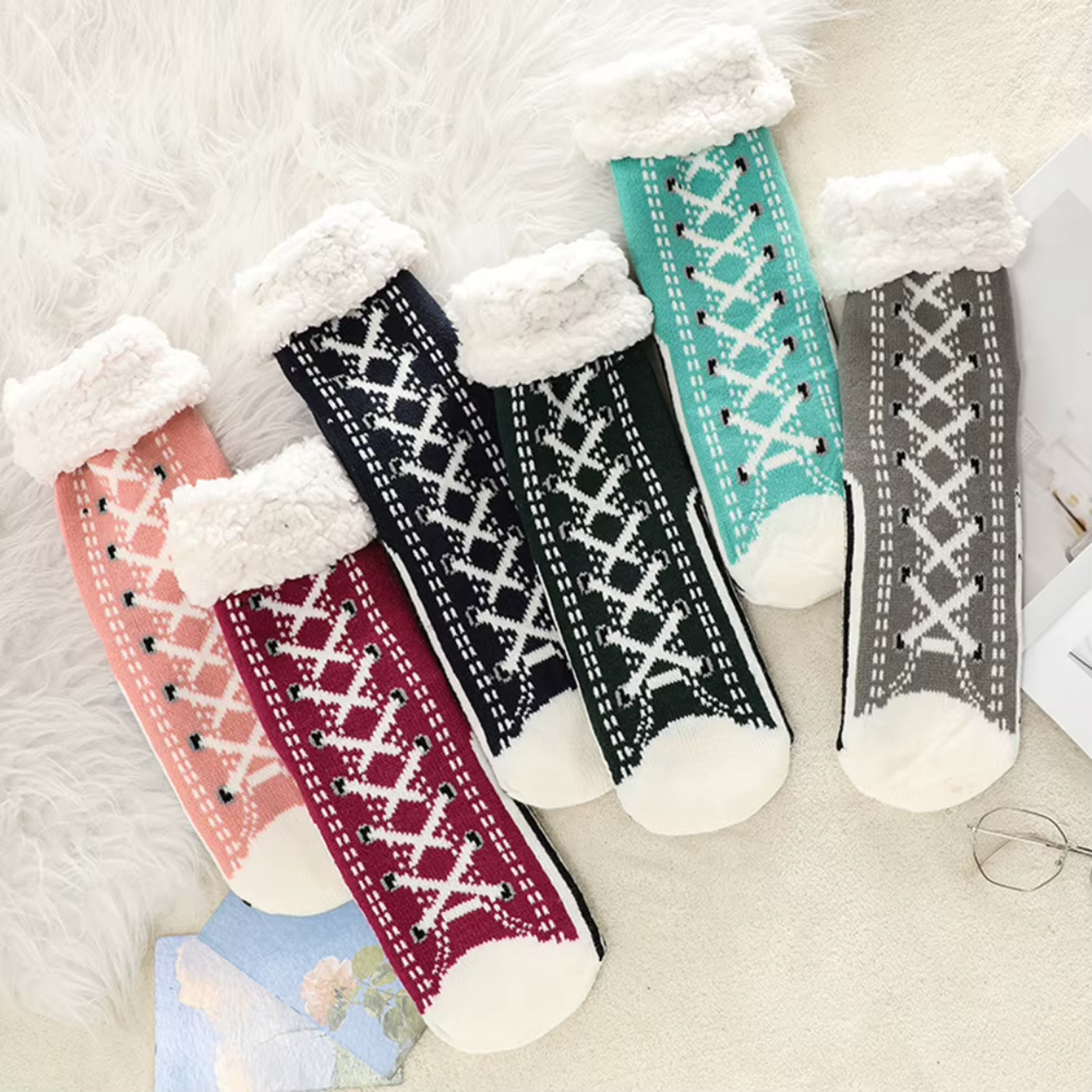 Chaussons Cachemire Doux et Confortables