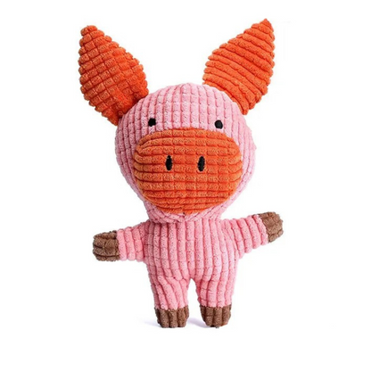 Jouet en Peluche Robuste pour Chiens Mordants Énergiques