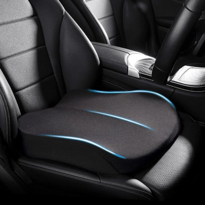 Coussin de Siège Auto Ergonomique à Mémoire de Forme pour un Dos Comfortable - Foivo