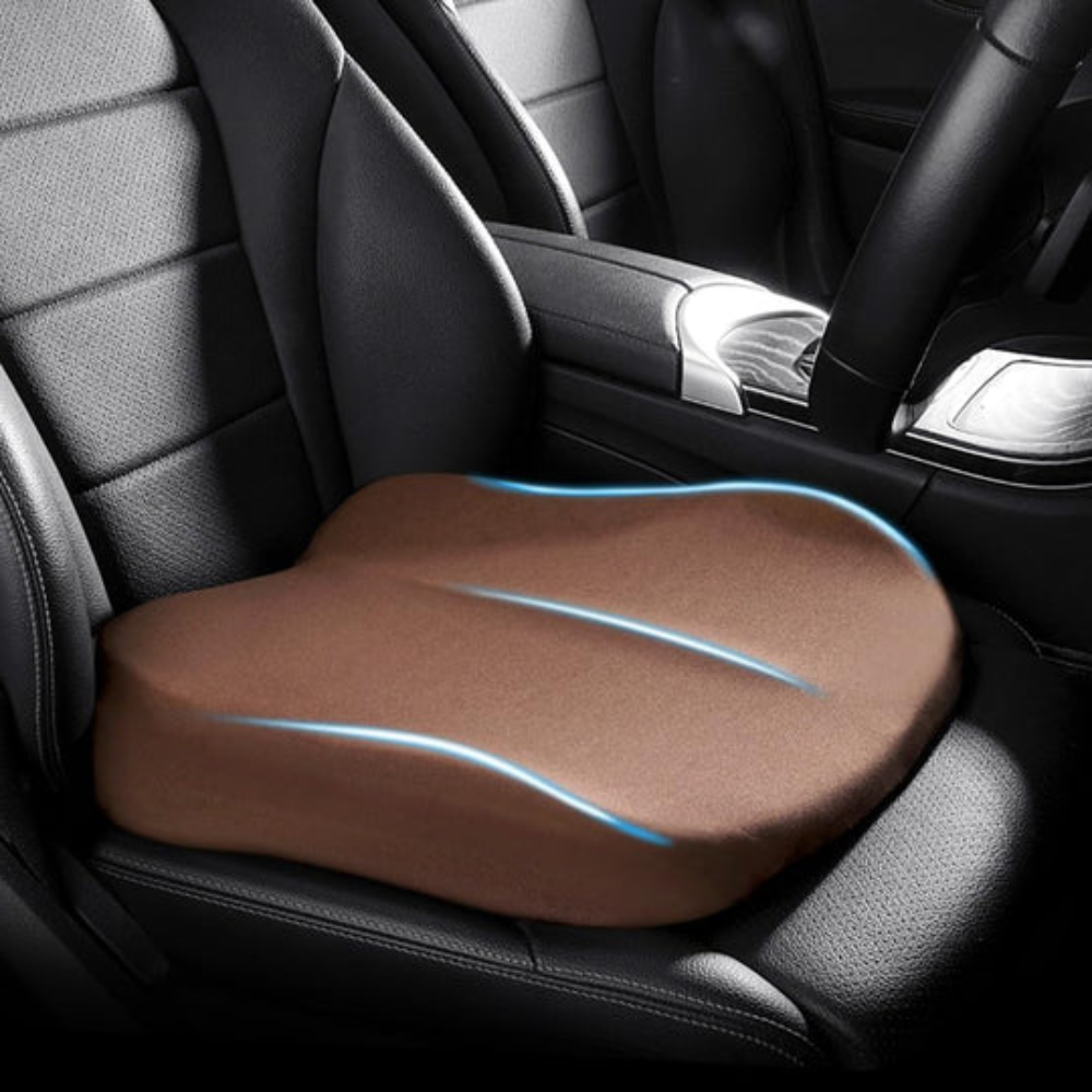 Coussin de Siège Auto Ergonomique à Mémoire de Forme pour un Dos Comfortable