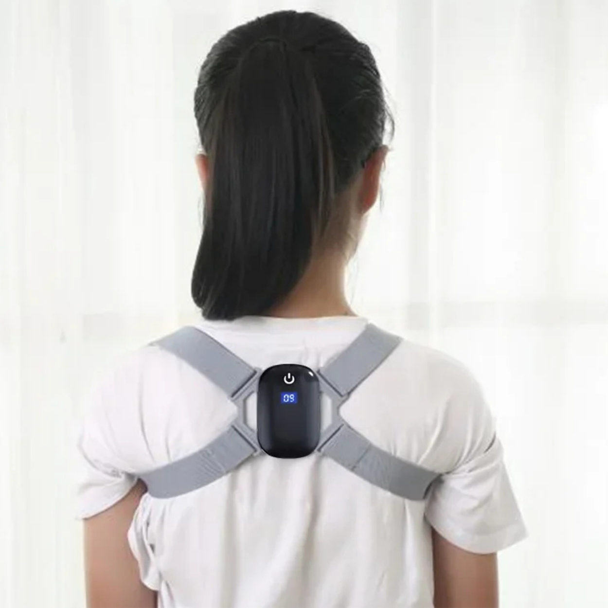 Ceinture de Correction de Posture Réglable avec Alertes Vibrantes