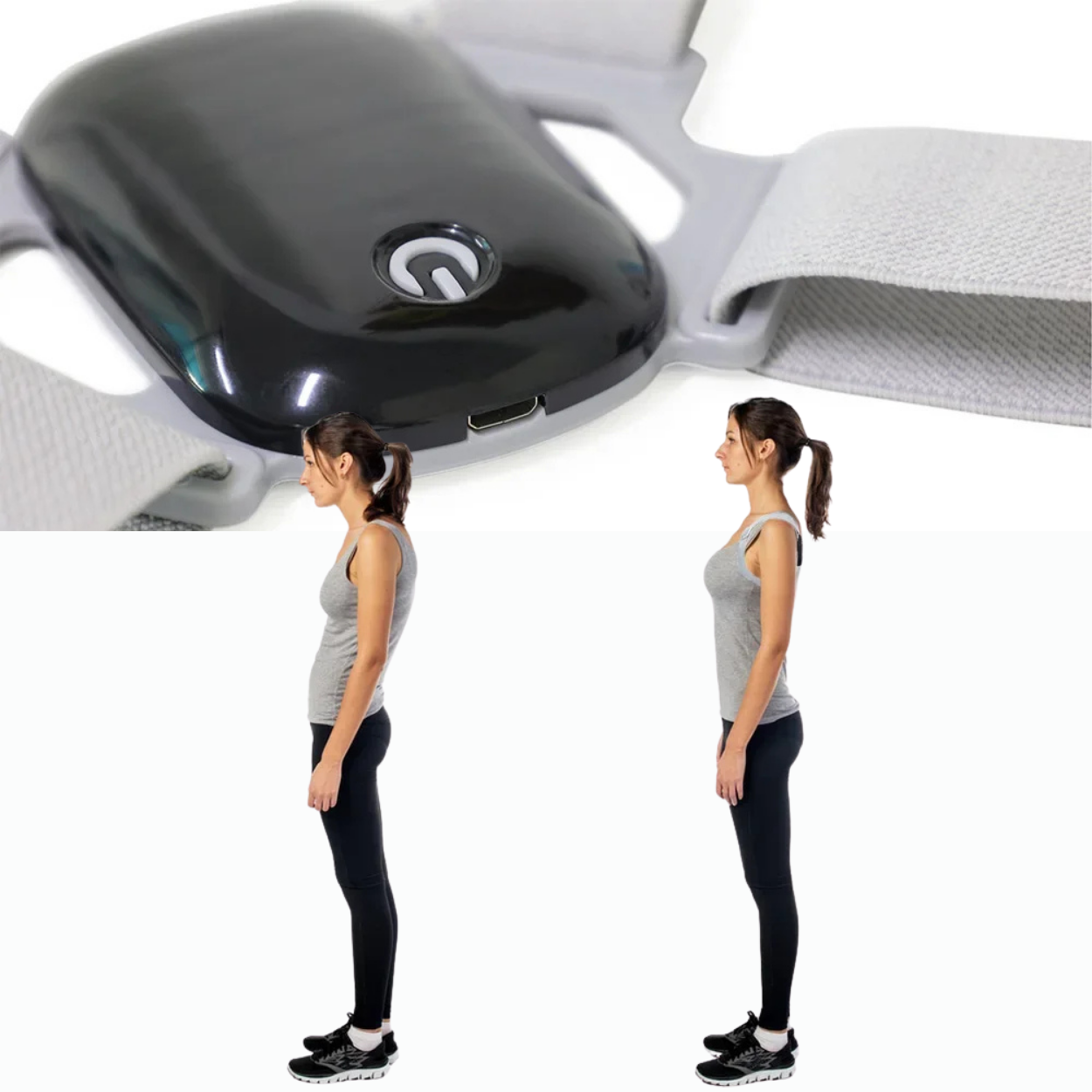 Ceinture de Correction de Posture Réglable avec Alertes Vibrantes
