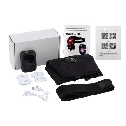 Masseur Épaules Électrique Chauffant avec Fonction Vibration