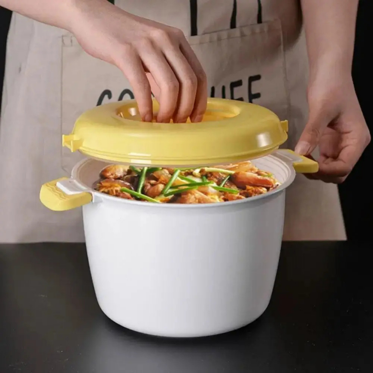 Cuiseur Riz Micro-Ondes Rapide et Pratique