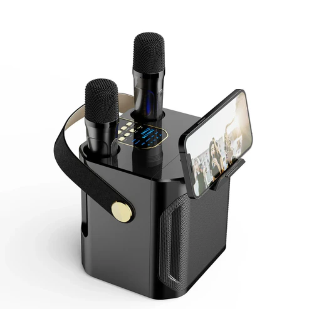 Enceinte Bluetooth Portable Puissant avec Fonction Karaoké