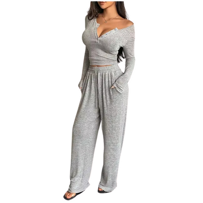 Pantalon et Pull Oversize Confortable