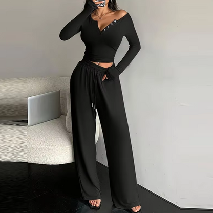 Pantalon et Pull Oversize Confortable