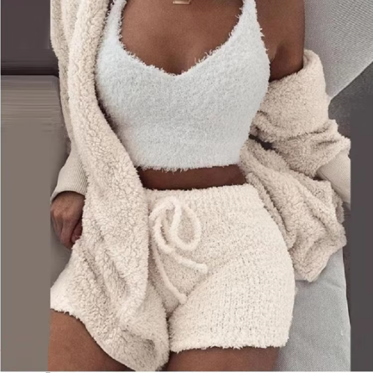 Pyjama Femme Doux et Confortable pour Maison
