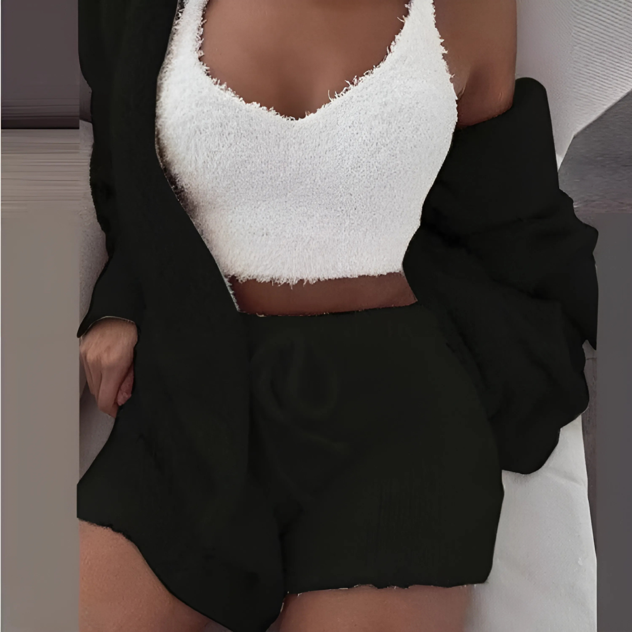 Pyjama Femme Doux et Confortable pour Maison